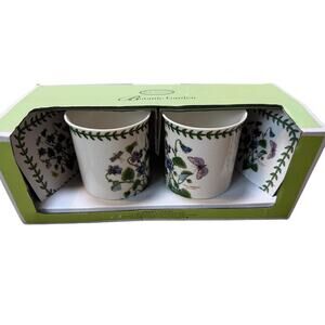 Portmeirion Botanic Garden Sweet Violet 4 Piece mug & coaster Set; Porcelain